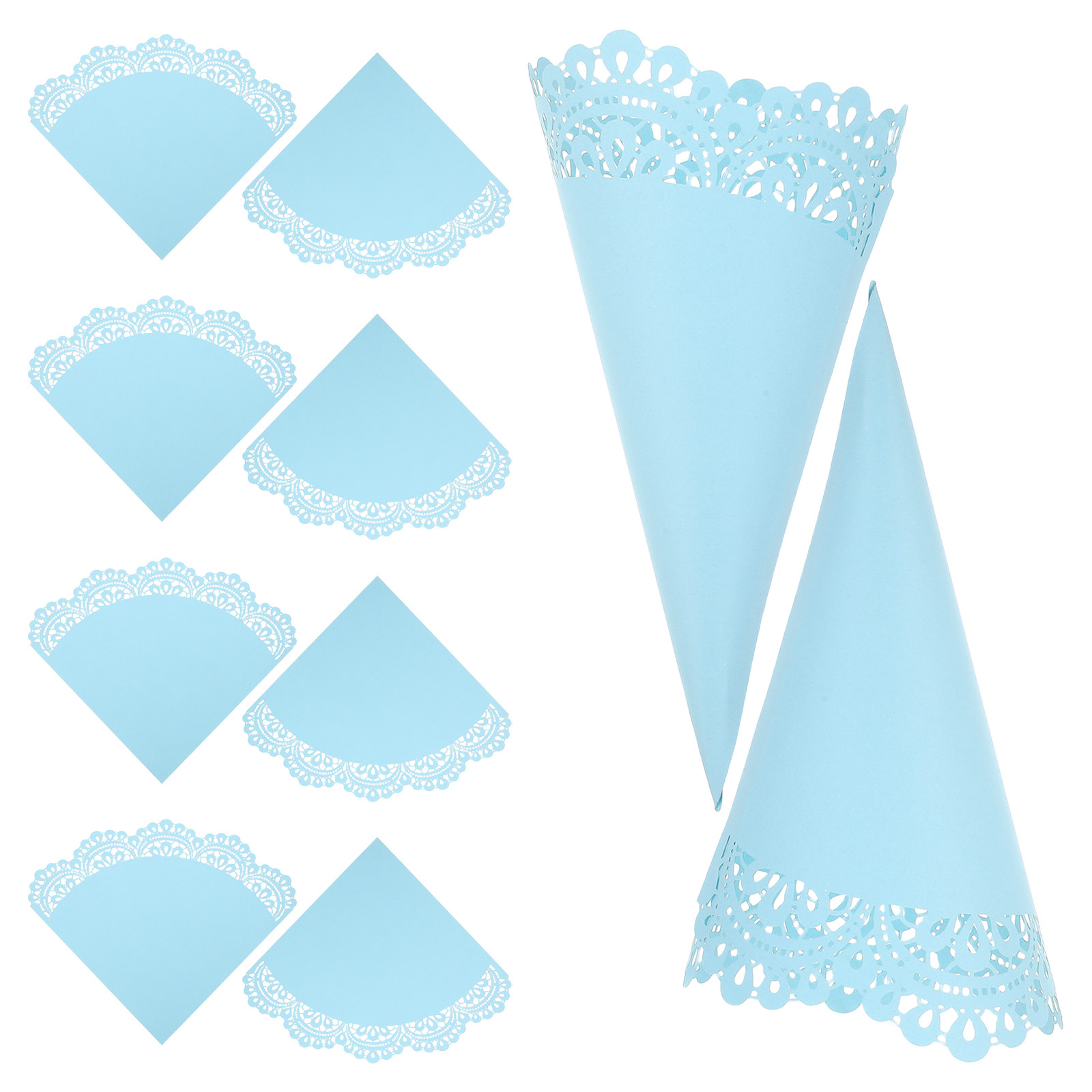 Papercraft Supply Confetti - 50 szt. Stożki na konfetti ślubne,