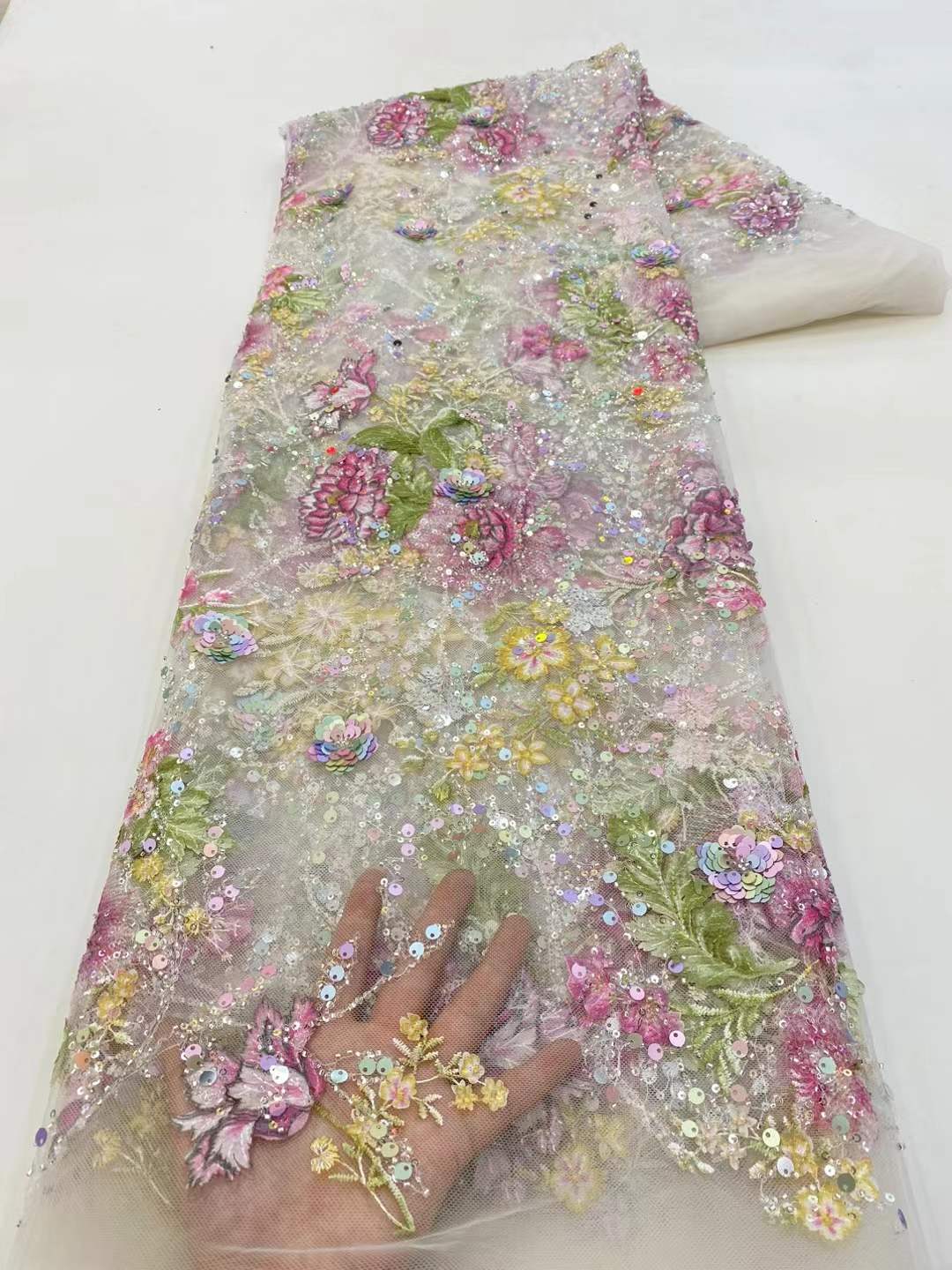Afrykańska koronka z cekinami  – Glitter Tablecloth recenzja i cena