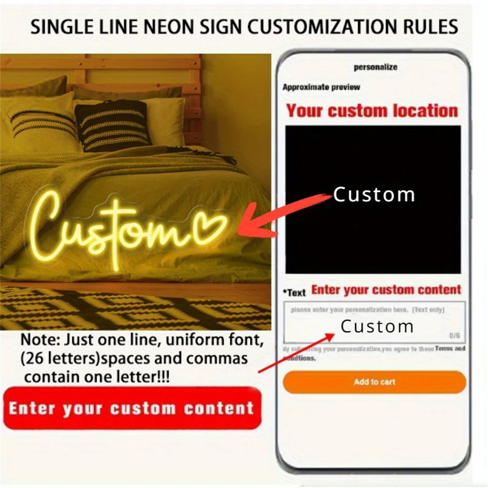 Personalizowany neon LED w ksz – Neon Sign Party recenzja i cena