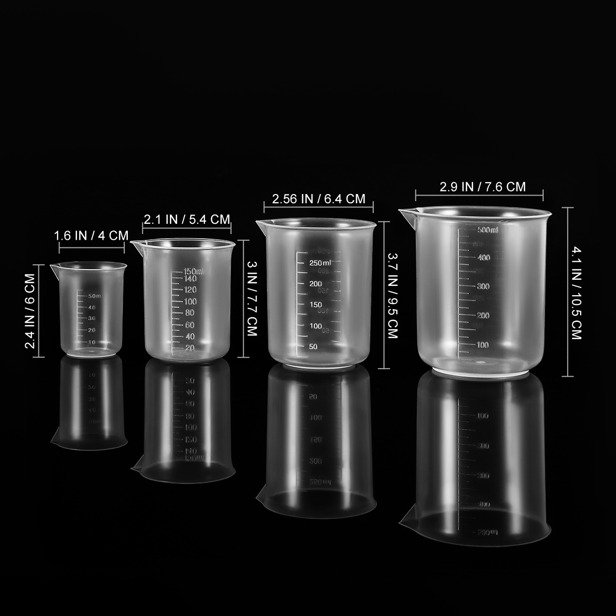 4 szt. plastikowych zlewów mia – Plastic Cup 50Pcs recenzja i cena