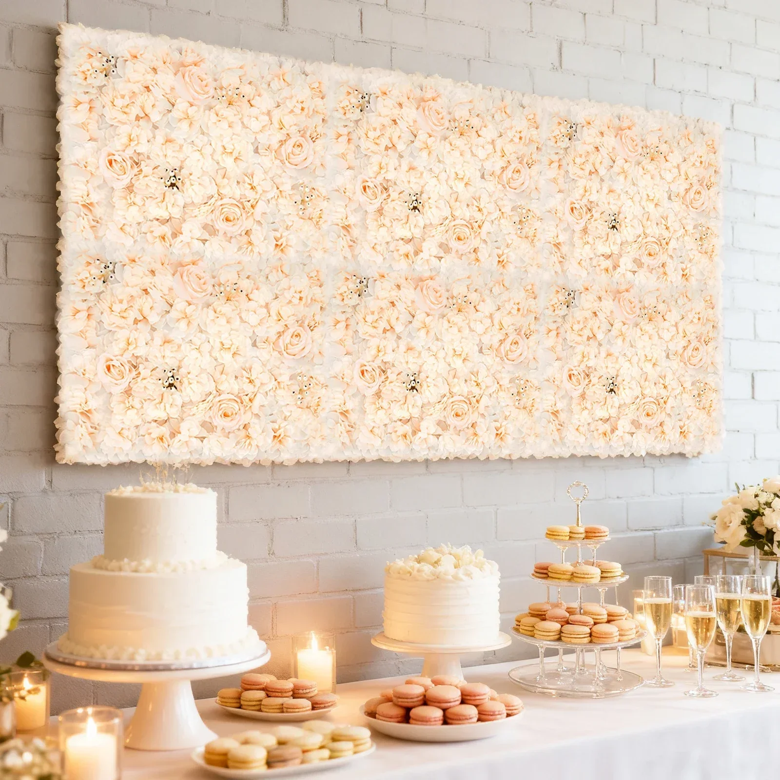 6 szt. Paneli kwiatowych 60*40 – Flower Wall Panel recenzja i cena