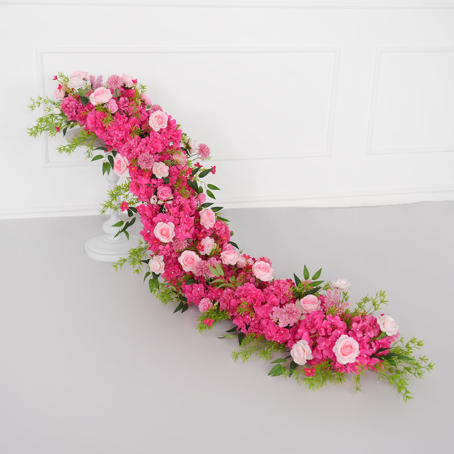 Uflower 1m/2m Różowa Rządka Kw – Flower Wall Panel recenzja i cena