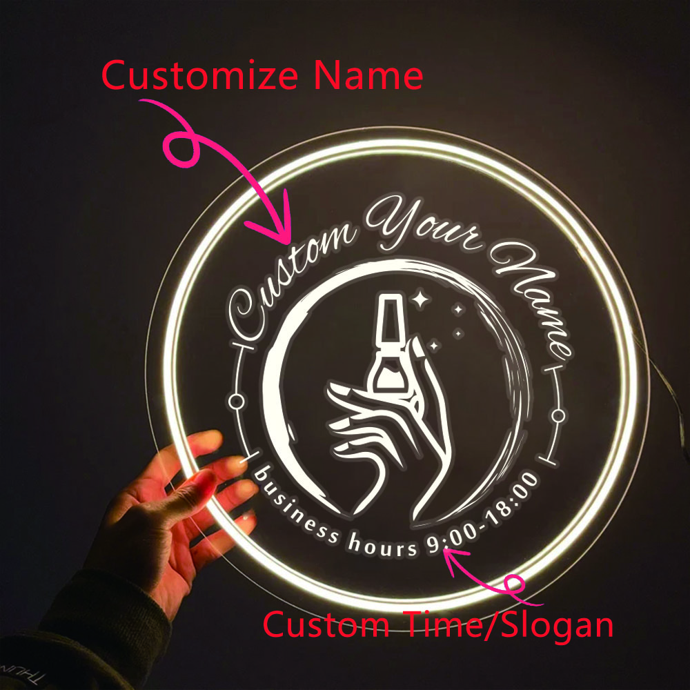 1 szt. Okrągły Neon LED z Akry – Neon Sign Party recenzja i cena